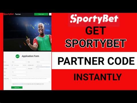 sportybet partner code|How to Get Partner Code on SportyBet .